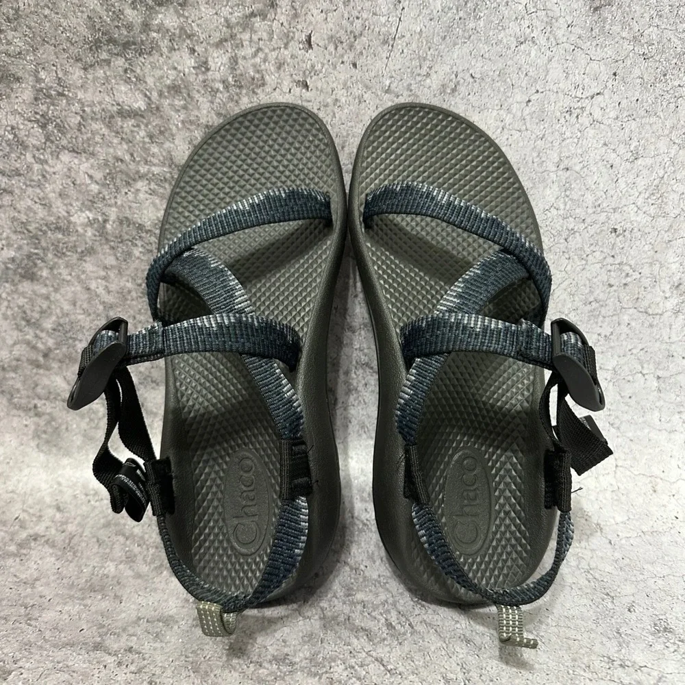 Chaco Z/1 EcoTread Sandals Kids Size 6 Amp Navy Blue Strappy Outdoor J180271